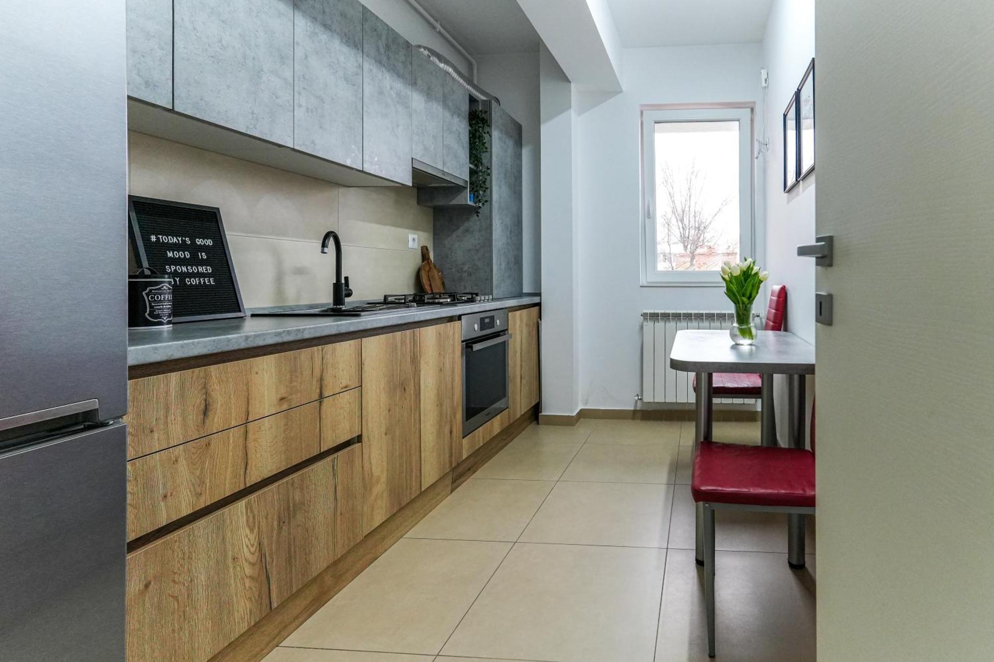 Amalia - Quiet 1Br Apartment With Parking & Wi-Fi بوخارست المظهر الخارجي الصورة